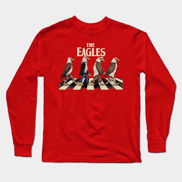 the eagles band retro Long Sleeve T-Shirt by Aldrvnd